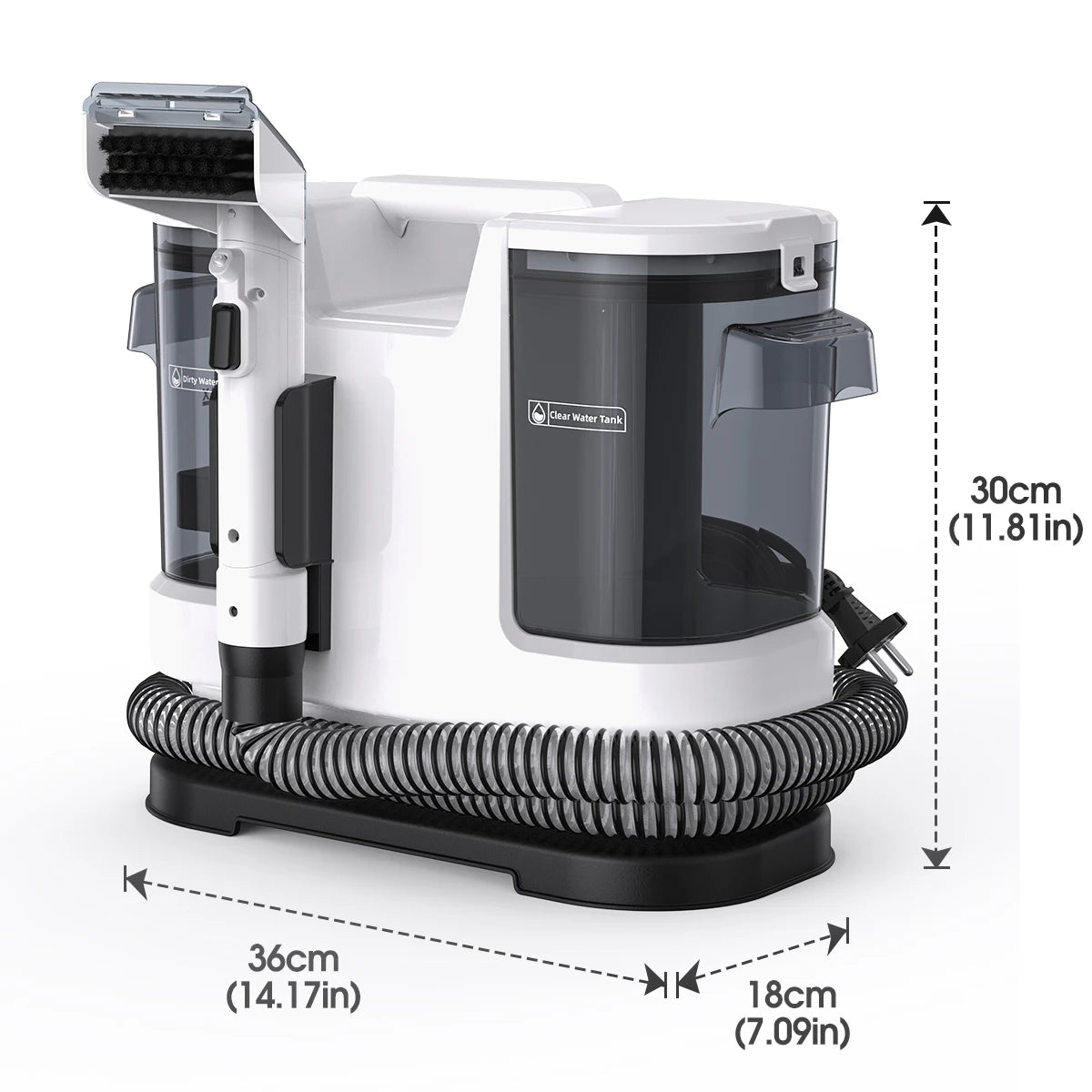 Shampouineuse VapoClean Pro V8 – Nettoyeur Injecteur-Extracteur Tapis, Canapés & Tissus 800W
