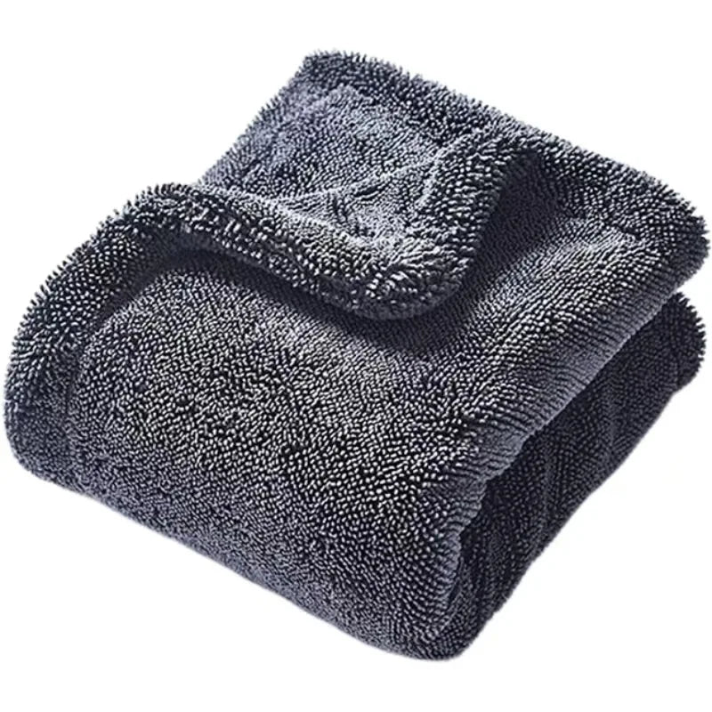 Serviette Microfibre Ultra Absorbante 1200 GSM Double Face pour Lavage et Séchage Auto